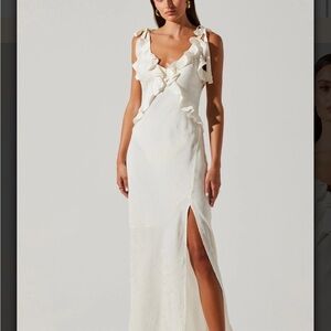 ASTR the label Sorbae Ruffle Maxi Dress